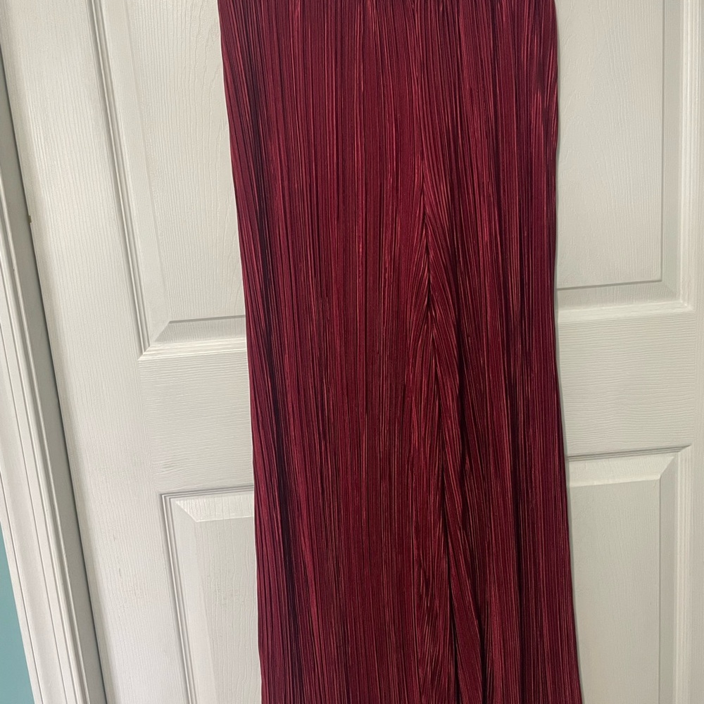 SHEIN Burgundy Maxi Skirt